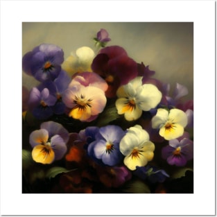 Pansies Posters and Art